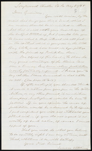 Letter from Sumner Stebbins, Longwood, Chester Co[unty], Pa, to William Lloyd Garrison, May 21 / [18]68