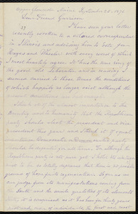 Letter from David S. Grandin, upper Gloucester, Maine, to William Lloyd Garrison, September 25, 1876
