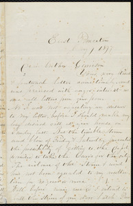 Letter from Joshua Titus Everett, East Princeton, [Mass.], to William Lloyd Garrison, January 7, 1877