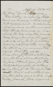 Letter from George Whittemore Stacy, Milford, [Mass.], to William Lloyd Garrison, Oct. 20, 1878