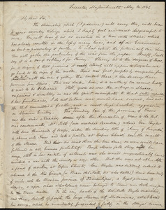 Letter from Samuel May, Leicester, Massachusetts, to John Bishop Estlin, May 30, 1846