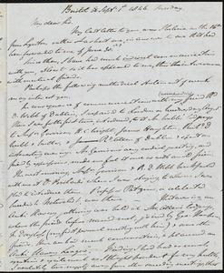 Letter from John Bishop Estlin, Bristol, to Samuel May, Sept. 1st, 1846