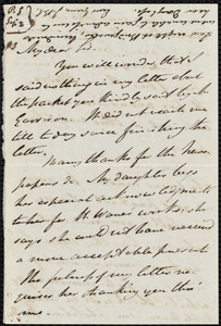 Letter from John Bishop Estlin, Bristol, to Samuel May, Sept. 2 and Sept. 3rd, 1846