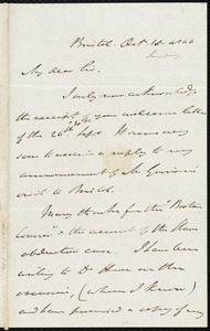 Letter from John Bishop Estlin, Bristol, to Samuel May, Oct. 18, 1846
