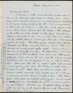 Letter from Samuel May, Boston, to John Bishop Estlin, December 4 and 5, 1846