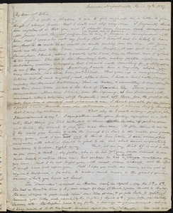 Letter from Samuel May, Leicester, Massachusetts, to John Bishop Estlin, April 29th, 1847