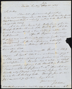 Letter from John Bishop Estlin, Bristol, to Samuel May, July 18, 1847