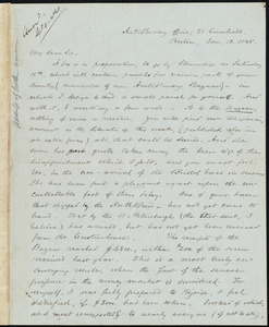 Letter from Samuel May, Boston, to John Bishop Estlin, Jan. 13, 1848