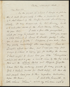 Letter from Samuel May, Boston, to John Bishop Estlin, March 7, 1848