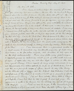 Letter from Samuel May, Boston, to John Bishop Estlin, May 2nd and 3rd, 1848