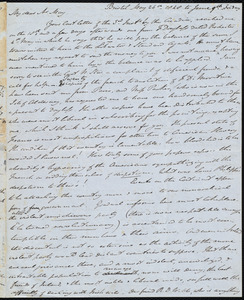 Letter from John Bishop Estlin, Bristol, to Samuel May, May 26th, 1848 to June 9th