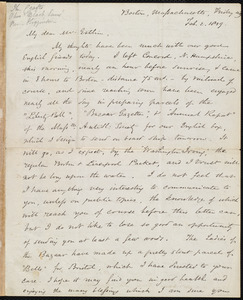 Letter from Samuel May, Boston, Massachusetts, to John Bishop Estlin, Feb. 2, 1849
