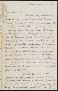 Letter from Samuel May, Boston, to John Bishop Estlin, June 5, 1849