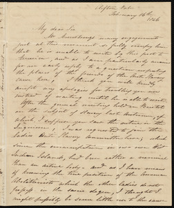 Letter from Frances Armstrong, Clifton Vale, [England], to Samuel May, February 16th, 1846