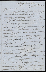 Letter from Joseph Lupton, Leeds, [England], to John Bishop Estlin, May 28th, 1849