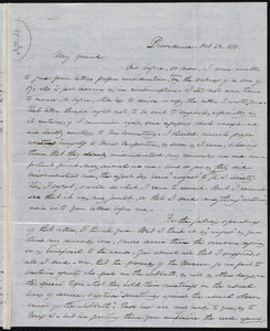 Letter from Edward Brooks Hall, Providence, [R.I.], to Samuel May, Oct. 28, 1850