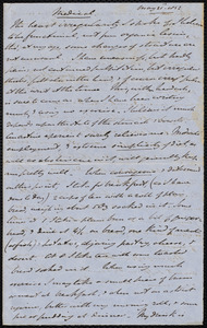 Memorandum from Samuel May, May 21st, 1852