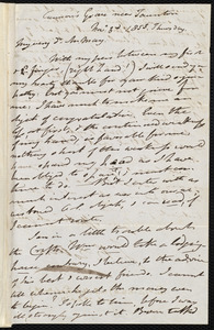Letter from John Bishop Estlin, Cunnon's Grove, [England], to Samuel May, Nov. 3rd, 1853