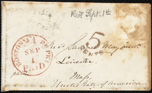 Letter from S. Alfred Steinthal, Bridgewater, [England], to Samuel May, August 17th, 1854
