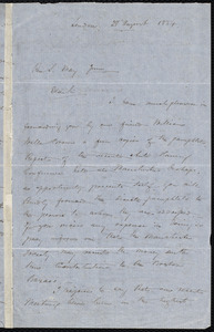 Letter from Frederick William Chesson, London, to Samuel May, 28 August 1854