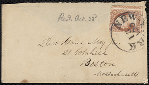 Letter from Parker Pillsbury, Belfast, to Samuel May, Oct. 5, 1854