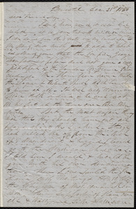 Letter from Parker Pillsbury, Bristol, [England], to Samuel RMay, Dec. 21st, 1854