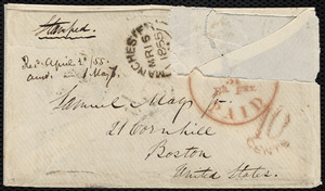 Letter from Parker Pillsbury, Leeds, [England], to Samuel May, 15 March 1855