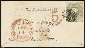 Letter from S. Alfred Steinthal, Bridgewater, [England], to Samuel May, March 28th, 1855