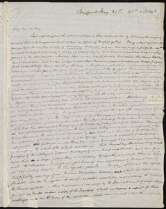 Letter from S. Alfred Steinthal, Bridgewater, [England], to Samuel May, May 21st, 23rd, and 24th [1855]