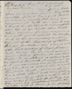 Letter from Eliza Wigham, Edinburgh, to Samuel May, 28.9.1855
