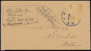 Letter from Parker Pillsbury, Edinburgh, to Samuel May, Sept. 26, 1855