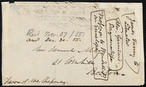 Letter from Parker Pillsbury, Edinburgh, to Samuel May, Nov. 5, 1855