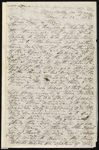 Letter from Parker Pillsbury, Newcastle upon Tyne, [England], to Samuel May, November 22, 1855