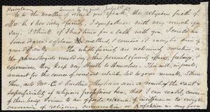 Letter from Samuel May