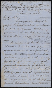 Letter from Parker Pillsbury, to Samuel May, [1856?]