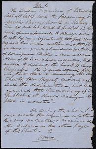 Letter from Parker Pillsbury, [England], to Samuel May, [1855?]