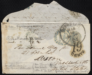 Letter from Parker Pillsbury, Lentonfield, [England], to Samuel May, Feb. 22, 1856