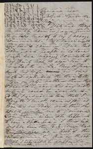 Letter from Parker Pillsbury, Holywood near Belfast, [Ireland], to Samuel May, April 24, 1856