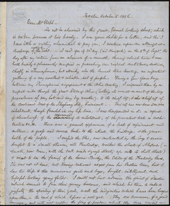 Letter from Samuel May, Boston, to Richard Davis Webb, October 5, 1856