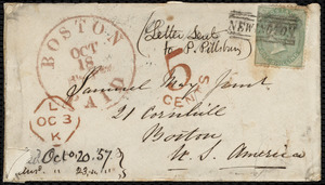 Letter from Eliza Wigham, Edinburgh, to Samuel May, 2.10.1857