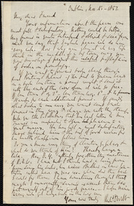 Letter from Richard Davis Webb, Dublin, Nov. 13, 1857