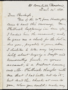 Letter from Lura Maria Giddings, Washington, [D.C.], to Samuel May, Dec. 24th, 1858
