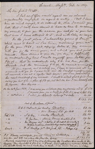 Letter from Samuel May, Leicester, Mass., to Richard Davis Webb, Feb. 20, 1859