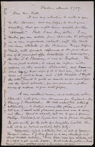 Letter from Samuel May, Boston, to Richard Davis Webb, March 8 / 59