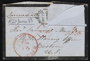 Letter from Frances Armstrong, Durdham Park, Bristol, [England], to Samuel May, May 18, 1859