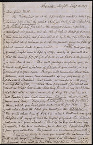 Letter from Samuel May, Leicester, Mass., to Richard Davis Webb, Sept. 18, 1859