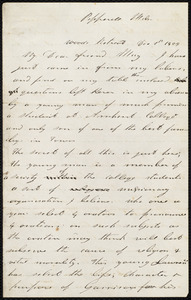 Letter from A. H. Wood, Pepperell, Mass., to Samuel May, Dec. 1st, 1859