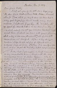 Letter from Samuel May, Boston, to Richard Davis Webb, Dec. 7, 1859