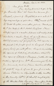 Letter from Samuel May, Boston, to Richard Davis Webb, April 26, 1864