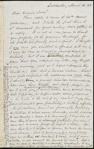 Letter from Samuel May, Leicester, [Mass.], to Samuel Joseph May, March 26, '68
